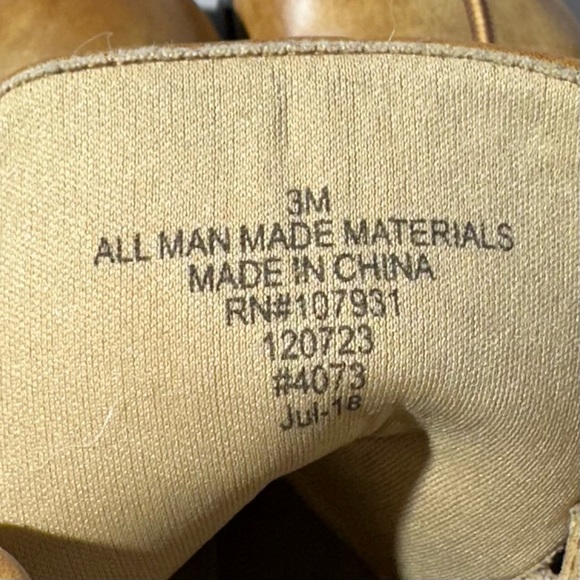 Justice Girls lace up leather boot size 3 - Picture 6 of 6